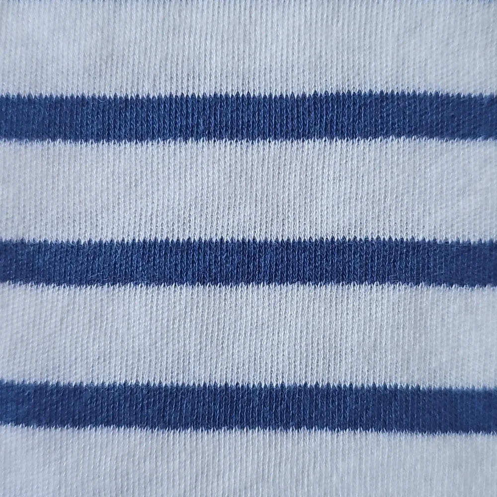 Ralph Lauren Navy White Striped Long Sleeve Tee